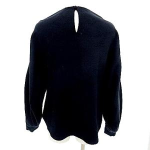 Mame Kurogouchi 21ss 長袖 バルーンスリーブ ジャージー カットソー Double Face Jersey Pullover 1 S 黒