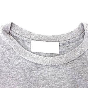 Mame Kurogouchi 近年 半袖 カットソー 袖刺繍 ショート丈 ワイド 1 S グレー GY09