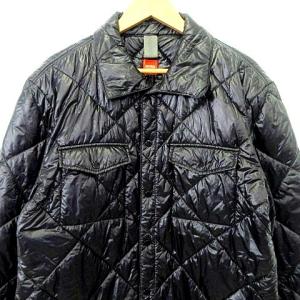 HUGO BOSS ボスオレンジ 国内正規 キルティング ジャケット thermore 中綿 アウター 54 XL 黒 ブラック GY09 A0626