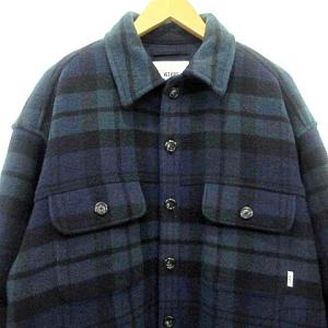 WTAPS 22AW WOPO. MOSSER. TEXTILE. CRST CPOジャケット 01 ネイビー系