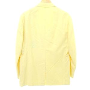 Brooks Brothers テーラードジャケット 段返り3B やや薄手 ウール 背抜き 39SHT L 無地 黄 イエロー U180 A0620