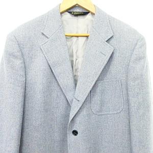 Brooks Brothers テーラードジャケット 段返り3B スキャバル ウール Lサイズ相当 水色 ブルー系 U180 A0620