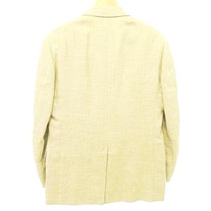 Brooks Brothers テーラードジャケット 段返り3B シルク リネン 背抜き Lサイズ相当 ベージュ U180 A0620