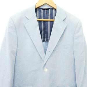 Brooks Brothers テーラードジャケット 段返り3B コットン 背抜き S06 26 38S ライトブルー U180 A0620