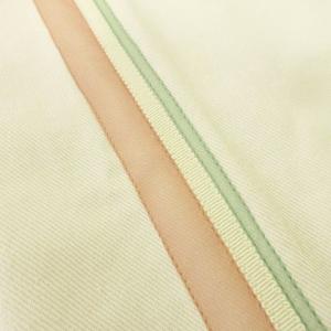 CHANEL デニム パンツ サイドライン ココマーク テーパード ツイル ボトム イタリア製 38 白 ホワイト GY09