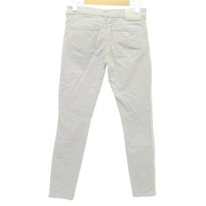 EMPORIO ARMANI 国内正規 スキニー デニム パンツ ジーンズ PUSH UP ストレッチ 26 ライトグレー U90 A0630