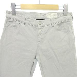 EMPORIO ARMANI 国内正規 スキニー デニム パンツ ジーンズ PUSH UP ストレッチ 26 ライトグレー U90 A0630
