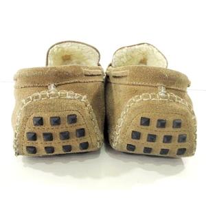 HERMES ドライビングシューズ コリエドシアン ムートン 26cm ベージュ