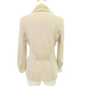 BRUNELLO CUCINELLI ジャケット シルクレイヤード ストレッチ コットン M ベージュ IBO41 A0706
