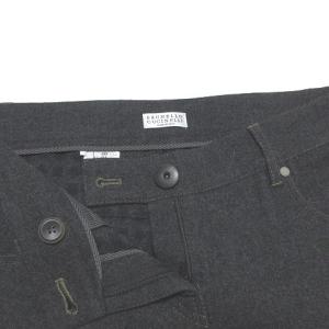 BRUNELLO CUCINELLI スラックス パンツ バージンウール グレー I40 M相当 IBO41 X