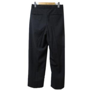 Steven Alan 近年 パンツ スラックス テーパード ウール混 アローズ S 黒 ブラック IBO41 X
