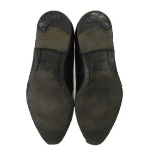 LOUIS VUITTON メダリオン ドレス シューズ  外羽根 レザー レースアップ 革靴 フォーマル ビジネス セレモニー 5.5 25cm 黒