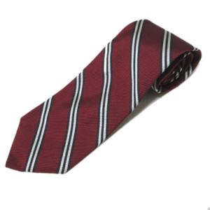 ネクタイ アニバーサリーコレクション ワイドタイ シルク レップタイ 斜めストライプ 赤 レッド U180 X