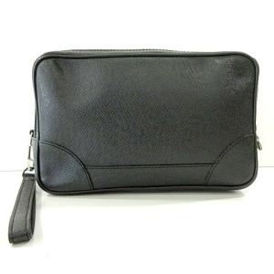 LOUIS VUITTON M31142 タイガパヴェル アルドワーズ クラッチバッグ レザー イタリア製 ブラック