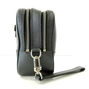 LOUIS VUITTON M31142 タイガパヴェル アルドワーズ クラッチバッグ レザー イタリア製 ブラック