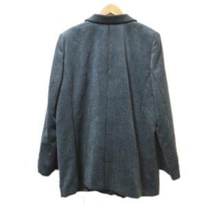 Leilian ジャケット コーデュロイ 13 ＋ 大きいサイズ 青 ブルー OKZ X