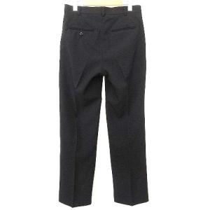 Shinzone 美品 21AW CHRYSLER PANTS クライスラー パンツ 2タック スラックス センタープレス 34 Mサイズ 黒