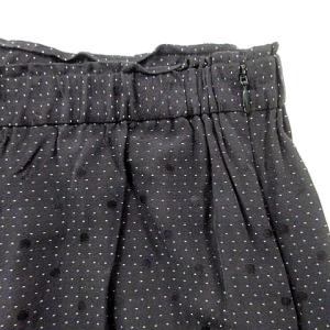 Spick&Span 22SS 美品 ドットジャガードイージーパンツ レーヨン 36 S 黒 ブラック U30 A0720