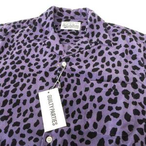 WACKO MARIA タグ付 22AW LEOPARD CORDUROY OPEN COLLAR SHIRT TYPE-3