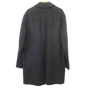 Brooks Brothers 美品 ロロピアーナ ステンカラーコート ウール 無地 ジャケット ビジネス カジュアル フォーマル 38 Sサイズ 黒 ブラック