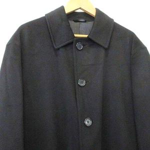 Brooks Brothers 美品 ロロピアーナ ステンカラーコート ウール 無地 ジャケット ビジネス カジュアル フォーマル 38 Sサイズ 黒 ブラック