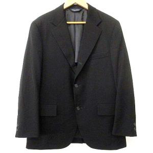 Brooks Brothers スーツ セットアップ ウール ブラック 段返り3B シングル 無地 ビジネス フォーマル 約Lサイズ 黒 ブラック U180