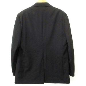 Brooks Brothers スーツ セットアップ ウール ブラック 段返り3B シングル 無地 ビジネス フォーマル 約Lサイズ 黒 ブラック U180