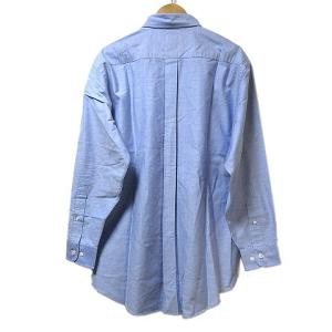 Brooks Brothers シャツ 長袖 ゴールデンフリース ワンポイント ボタンダウン オックスフォード M 青 ブルー U90 X