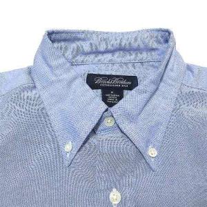 Brooks Brothers シャツ 長袖 ゴールデンフリース ワンポイント ボタンダウン オックスフォード M 青 ブルー U90 X