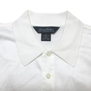 Brooks Brothers ポロシャツ 半袖 ゴールデンフリース ワンポイント M 白 U30 X
