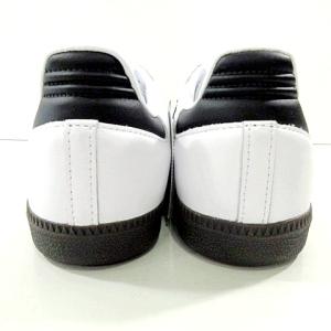 adidas タグ付き SAMBA OG スニーカー レザー 25.0cm ホワイト ブラック B75806