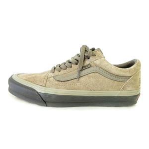 WTAPS × バンズ VANS オールドスクール スニーカー ローカット スエード ロゴ US8.5 26.5cm ベージュ U30
