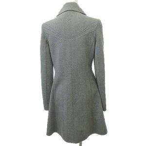 Lois CRAYON ダブルブレスト ロング コート ジャケット アウター M グレー GY09