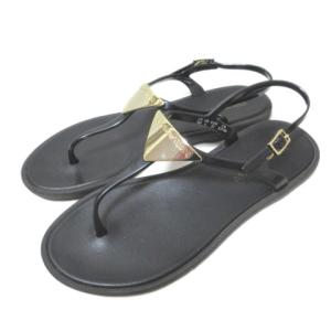 サンダル トング バックストラップ プレート US6 約23cm 黒 ブラック U30 X