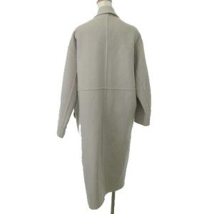 ESTNATION 19AW ダブルフェイス チェスターコート ウール  ジャケット 36 Sサイズ アイボリー GY19