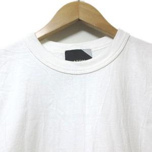 ATON ノースリーブ カットソー チュニック スヴィン エアー グラウンド ヘム タンクトップ 無地 02 M相当 白 GY19 X