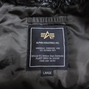 ALPHA INDUSTRIES N-3B フライトジャケット 中綿 ファー フーディー ジップアップ カーキ L IBO18 X
