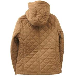 uniform experiment キルティング Pコート ダブル 中綿 フード ウール マリンボタン 2 ベージュ IBS14 R090111