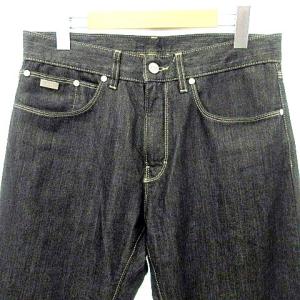 HUGO BOSS 国内正規 ブラック デニム パンツ ジーンズ カシミヤ混 ストレート 31