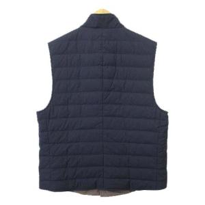 BRUNELLO CUCINELLI ダウンベスト ナイロン スナップボタン カジュアル M ネイビー GY09