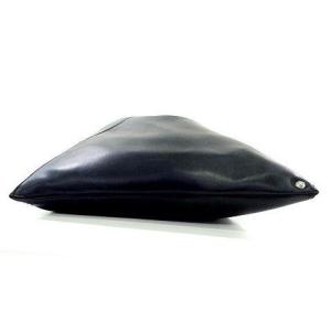 MM6 Maison Margiela 22年 ジャパニーズ トートバッグ トライアングル フェイクレザー×カーフレザー 黒 ブラック A0816