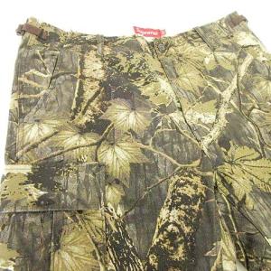 Supreme カーゴパンツ リアルツリーカモ ミリタリー カジュアル 32 ベージュ系