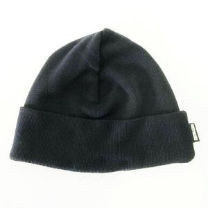 WACKO MARIA 美品 ニットキャップ ニット帽 ワッチキャップ 無地 帽子 黒 ブラック U90