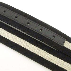 BALLY ベルト トレインスポッティングライン × レザー Bバックル 黒 ブラック U180