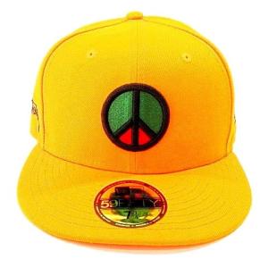 STUSSY ×ニューエラ 59 FIFTY ピースサイン キャップ 帽子 6パネル 7 1