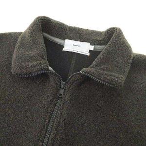 Graphpaper 20AW Boa Zip-Up Blouson GU203-70166 ボア ジップ ブルゾン ジャケット 1 グレー U90