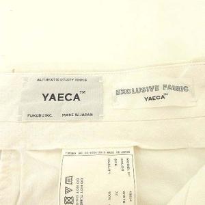 YAECA 20ss チノ タック ストレート クロップド パンツ 32 アイボリー U90
