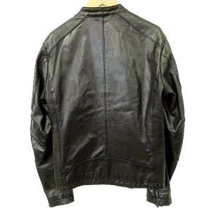 BEAUTY&YOUTH UNITED ARROWS シングル ライダースジャケット レザー 羊革 S 黒 ブラック