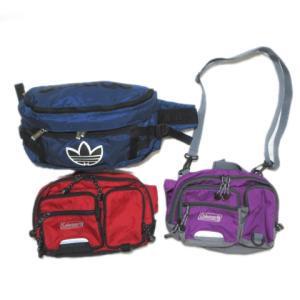 adidas コールマン Coleman バッグ 3点 まとめ 2way リュックサック ウエストバッグ ショルダーバッグ 紺 赤 紫 ユニセックス