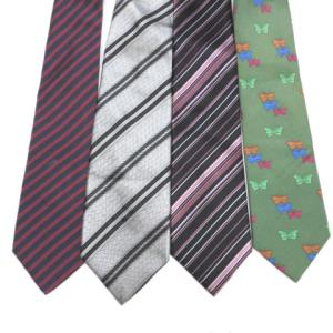 HERMES シャネル ヴェルサーチ アルマーニ カルバンクライン等 ネクタイ 10本 セット ワイドタイ レギュラータイ シルク 総柄